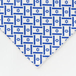 Manta Polar Patrón de bandera de Israel
