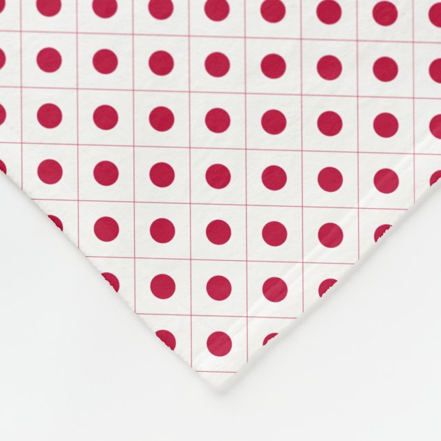 Manta Polar Patrón de bandera de Japón (Esquina)