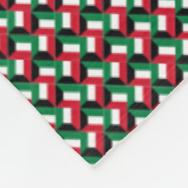 Manta Polar Patrón de bandera de Kuwait