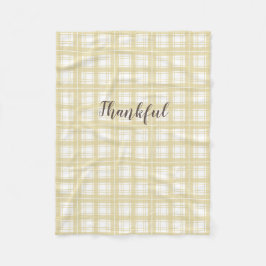 Manta Polar patrón de caída de tartán neutro