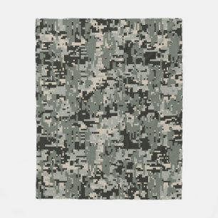 Manta Polar Patrón de camo digital militar clásico