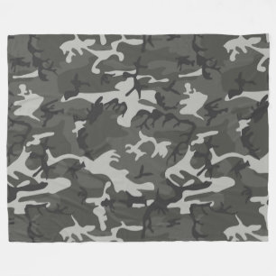 Manta Polar Patrón de camuflaje urbano