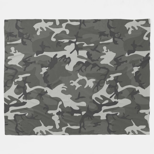 Manta Polar Patrón de camuflaje urbano (Frente (Horizontal))