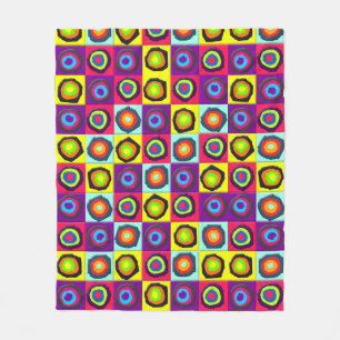 Manta Polar patrón de círculos