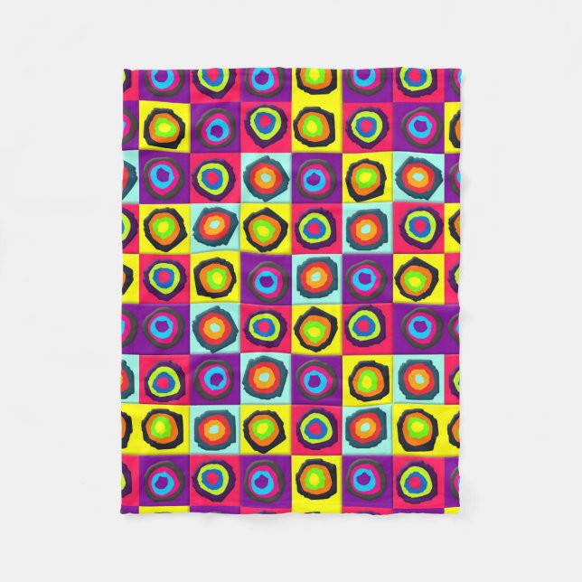 Manta Polar patrón de círculos (Anverso)