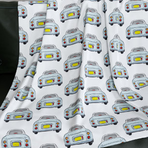 Manta Polar Patrón de coche de Figaro Pale Aqua