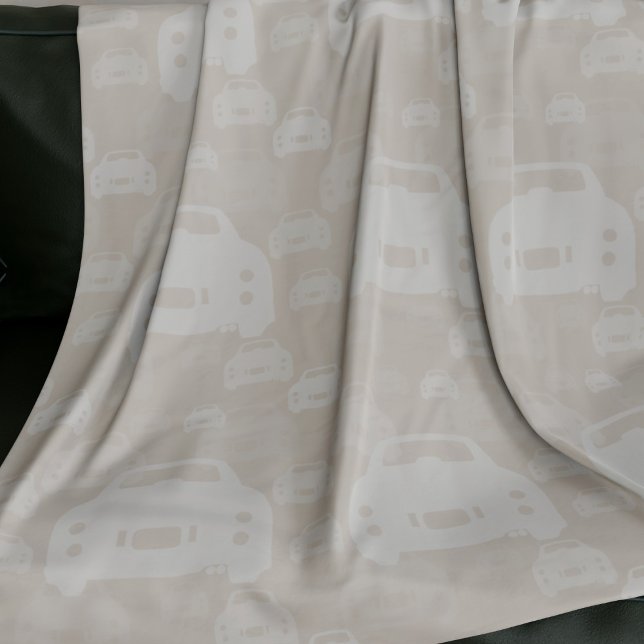 Manta Polar Patrón de coche de Figaro Topaz (Fun figgy blanket for your car. You can easily change the background colour)