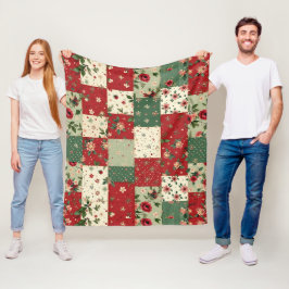Manta Polar Patrón de colcha temática de Navidad inspirada en 