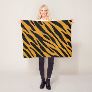 Manta Polar Patrón de colores del tigre, los animales se enamo