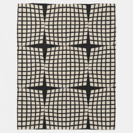 Manta Polar Patrón de comprobación de línea de moda