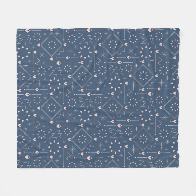 Manta Polar Patrón de Corazón Mágico (Frente (Horizontal))