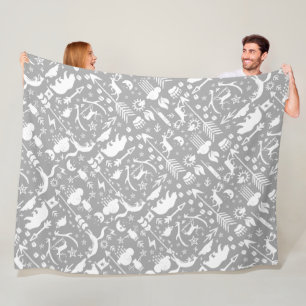 Manta Polar Patrón de Creatividad del Oso Rústico de Oso de Os