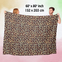 Patrón de crema marrón de piel de leopardo -