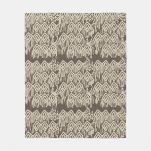 Manta Polar Patrón de dibujo de puntas bohemias macrame