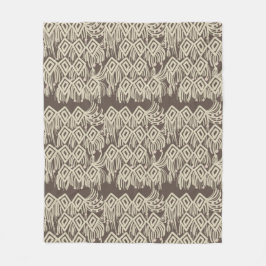 Manta Polar Patrón de dibujo de punto bohemio de macramé