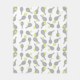 Manta Polar Patrón de diseño de tenis