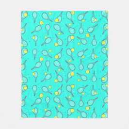 Manta Polar Patrón de diseño de tenis