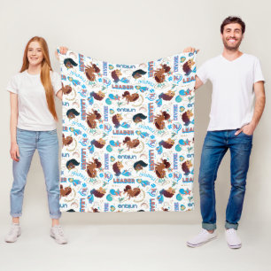 Manta Polar Patrón de empoderamiento mágico afro-unicornio