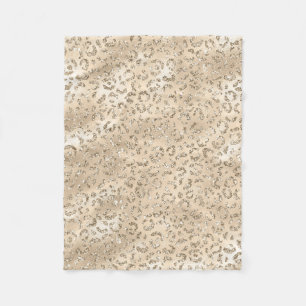 Manta Polar Patrón de estampado de piel de leopardo guepardo A
