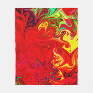 Manta Polar Patrón de explosión de color energético