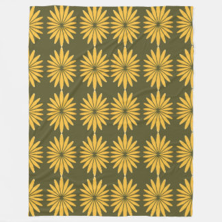 Manta Polar Patrón de explosión de sol retro