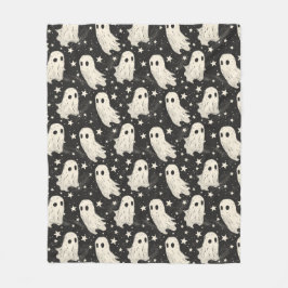 Manta Polar Patrón de fantasmas y estrellas espeluznantes de H