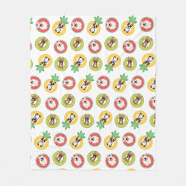 Manta Polar Patrón de flotación de Bulldoges franceses en pisc