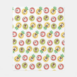 Manta Polar Patrón de flotación de Bulldoges franceses en pisc