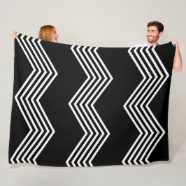 Manta Polar Patrón de formas geométricas sólidas modernas 1