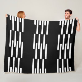 Manta Polar Patrón de formas geométricas sólidas modernas 2