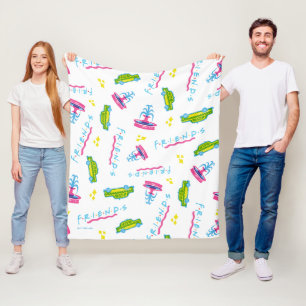 Manta Polar Patrón de fuente de agua y taxis de FRIENDS™