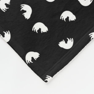 Manta Polar Patrón de gato