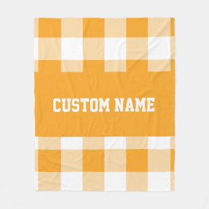 Manta Polar Patrón de Gingham