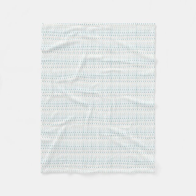 Manta Polar Patrón de Gota de Lluvia (Anverso)