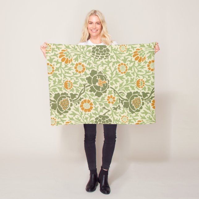 Manta Polar Patrón de grafton (por William Morris) (In situ)