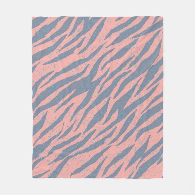 Manta Polar Patrón de impresión animal (Anverso)