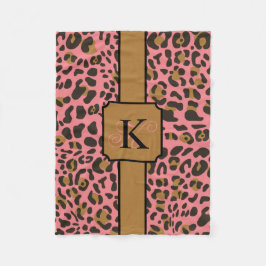 Manta Polar Patrón de impresión de animales leopardo jaguar pe