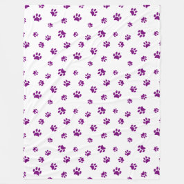 Manta Polar Patrón de impresión de púrpura