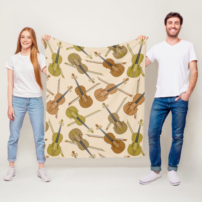 Manta Polar Patrón de instrumentos de música Cello (In situ)