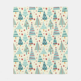 Manta Polar Patrón de invierno navideño navideño moderno