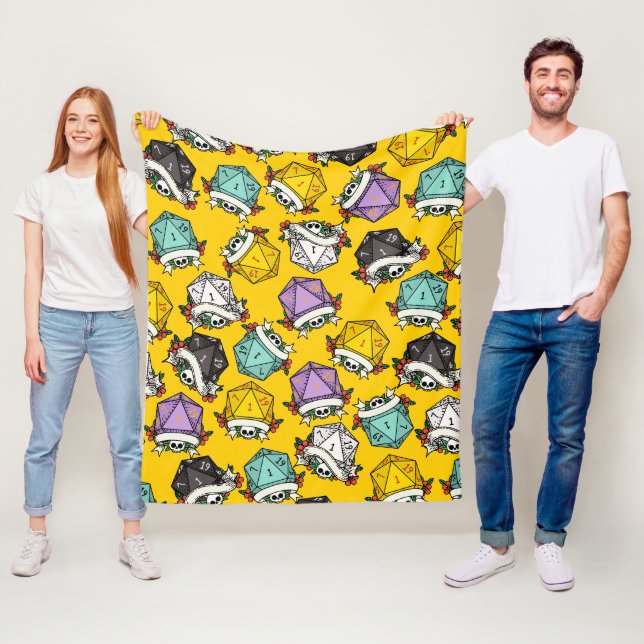 Manta Polar Patrón de juego de dados D20 (In situ)