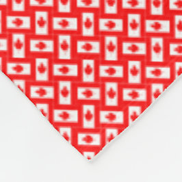 Manta Polar Patrón de la bandera de Canadá