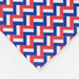 Manta Polar Patrón de la bandera de Francia en mosaico