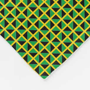 Manta Polar Patrón de la bandera de Jamaica