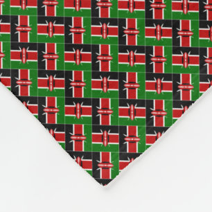 Manta Polar Patrón de la bandera de Kenia