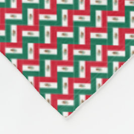 Manta Polar Patrón de la bandera de México