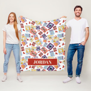 Manta Polar Patrón de lanzamiento de impresión de personaje de