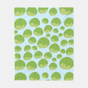 Manta Polar Patrón de lechuga
