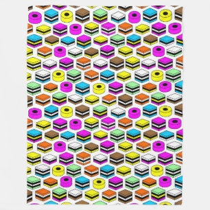 Manta Polar Patrón de los tipos de licencia Memphis Style