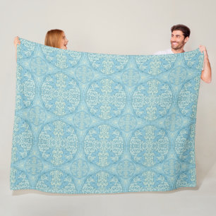 Manta Polar Patrón de Mandala de época - Moda bohemia 4
